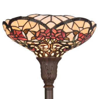 Tiffany vloerlamp Julia uplight
