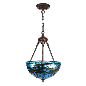 Tiffany pendant lamp 31cm Dragonfly Blue