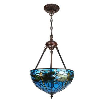 Tiffany pendant lamp 31cm Dragonfly Blue