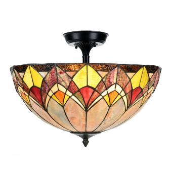 Tiffany Elongated Ceiling Lamp Blossom